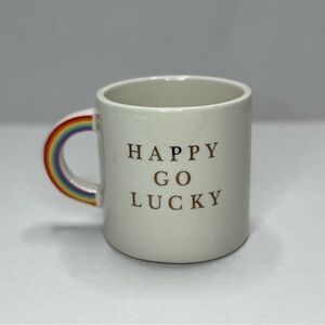Happy Go Lucky Mug with Rainbow Handle